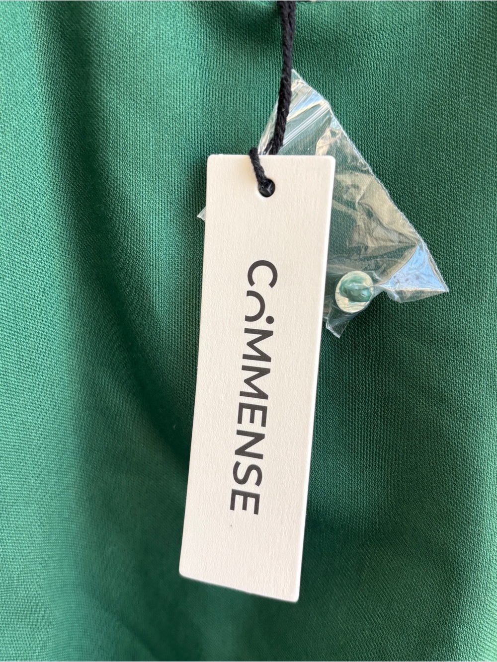 Commense Emerald Green Sleeveless Draped Waist Blouse - Picture 10 of 10
